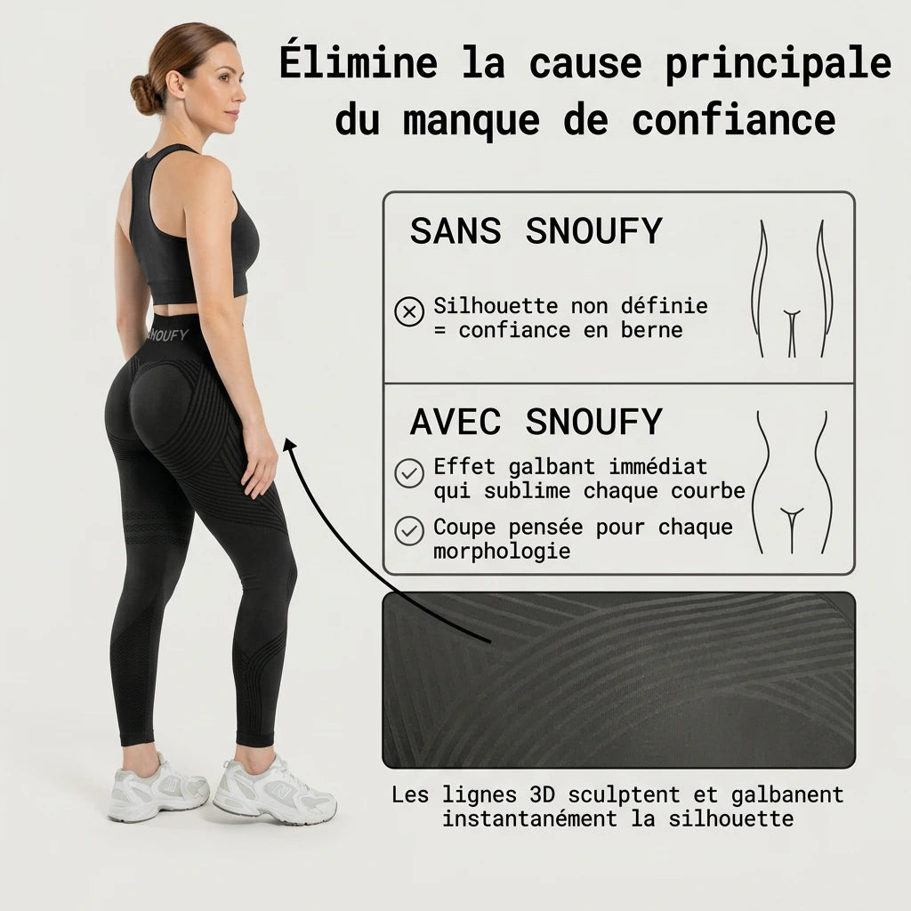 Leggings gainant 3D Anti-cellulite